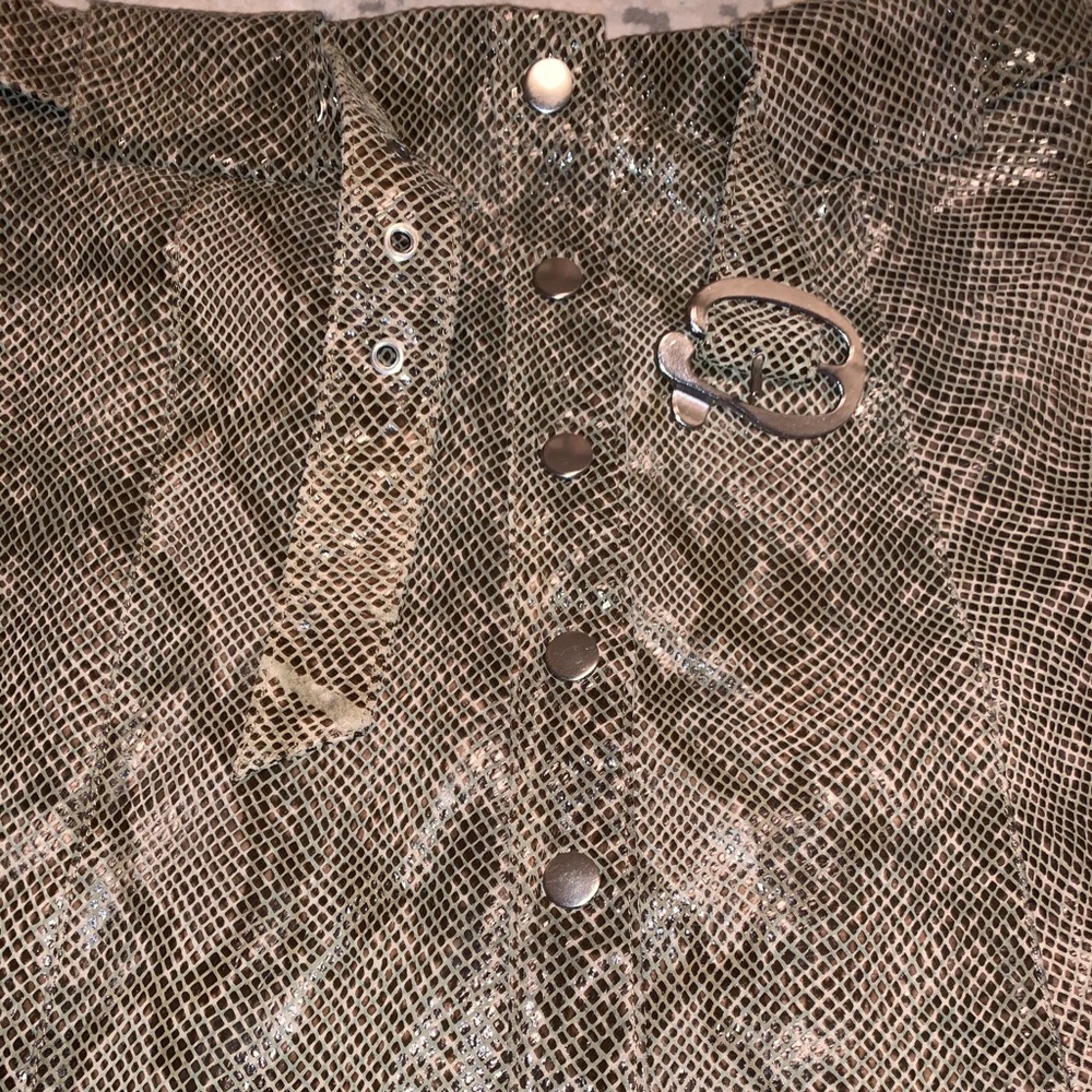 Snake print Mini Skirt - Picture 2 of 5